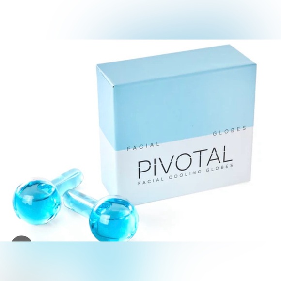 Blue Facial Cooling Globes - Picture 1 of 1